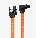 CABLETIME -Right Angle SATA III Cable for Hard Disk SSD- 05 Meter