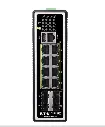 Tripp Lite series 8-Port Managed Industrial Gigabit Ethernet Switch - Layer 2, 1 Gbps, PoE+ 30W, 4 GbE SFP Ports, -40° to 75°C, DIN Mount, TAA   Part Number: NGI-M08C4POE8-2
