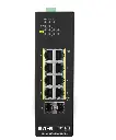Tripp Lite series 8-Port Lite Managed Industrial Gigabit Ethernet Switch - 10/100/1000 Mbps, PoE+ 30W, 2 GbE SFP Slots, -10° to 60°C, DIN Mount, TAA    Part Number: NGI-S08C2POE8