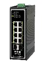 Tripp Lite NGI-U08C2POE8 8-Port Unmanaged Industrial Gigabit PoE+ Switch