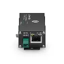 Mini Industrial Unmanaged 1x 10/100/1000Base-T RJ45 to 1x 1000Base-X Single Mode ST 1310nm 20km Gigabit Ethernet Media Converter, American Plug Standard P/N:IMC-GA1ST1T-SM