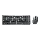 لوحة مفاتيح وفأرة Dell Pro Plus بحجم صغير، موديل KM7120W، بتخطيط عربي (QWERTY)