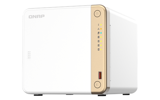 [TS-462-4G] Qnap 4-Bay desktop NAS, Intel® Celeron® N4505 dual-core, 4 GB DDR4 onboard not expandable