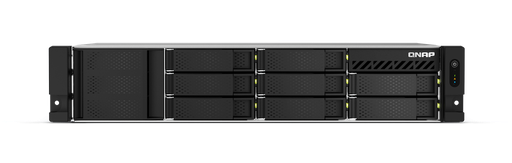 [TS-873AeU-RP-4G] Qnap 8-bay short-depth rackmount NAS, AMD Ryzen V1000 series V1500B 4C/8T 2.2GHz, 4GB DDR4 SODIMM RAM