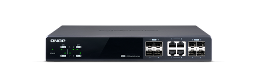 [QSW-M804-4C] Qnap QSW-M804-4C, Management Switch, 8 port of 10GbE port speed, 4 port SFP