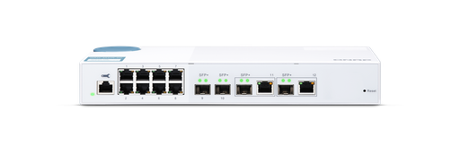 [QSW-M408-2C] Qnap QSW-M408S, 8 port 1Gbps,  4 port 10GbE SFP+, web management switch