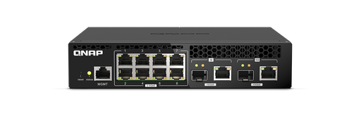 [QSW-M2108-2C] Qnap QSW-M2108-2C, 8 port 2.5Gbps, 2 port 10Gbps SFP+/ NBASE-T Combo, web managed switch