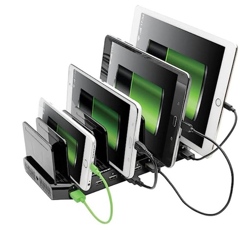 TRIPP LITE BY EATON CHARGING STATION WITH STORAGE USB 10PORT TABS//PHONES 230V U280-010-ST