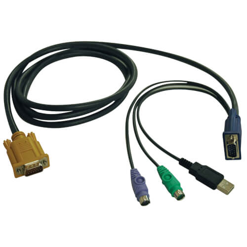 TRIPP LITE KVM CABLE USB/PS2 COMBO 6FT P778-006