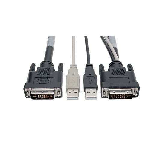 TRIPP LITE KVM CABLE KIT DVI-USB-A 2XM/2XM 60HZ 10F/3.05M P760-010-DVI