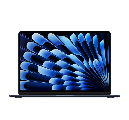 Apple New 2024 MacBook Air MRXV3 13-inch Display, Apple M3 Chip 8-Core CPU 8-Core GPU Processor/8GB RAM/256GB SSD/Intel UHD Graphics/ English Midnight