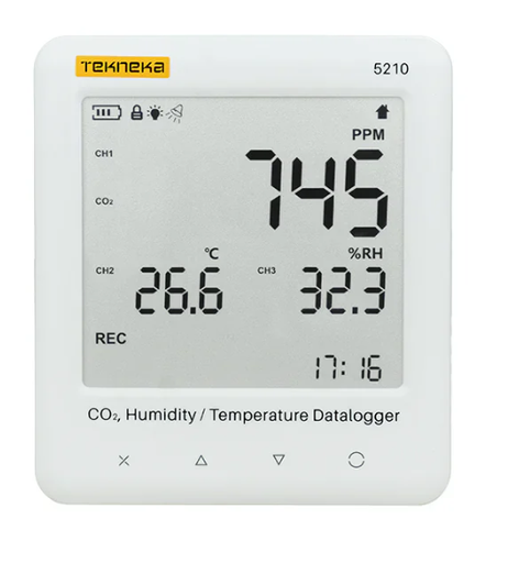 Tekneka 5210 CO2 Humidity Temperature Datalogger