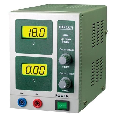 Extech 382202: 18V/3A Single Output DC Power Supply
