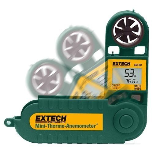 Extech 45158 Mini Thermo-Anemometer with Humidity