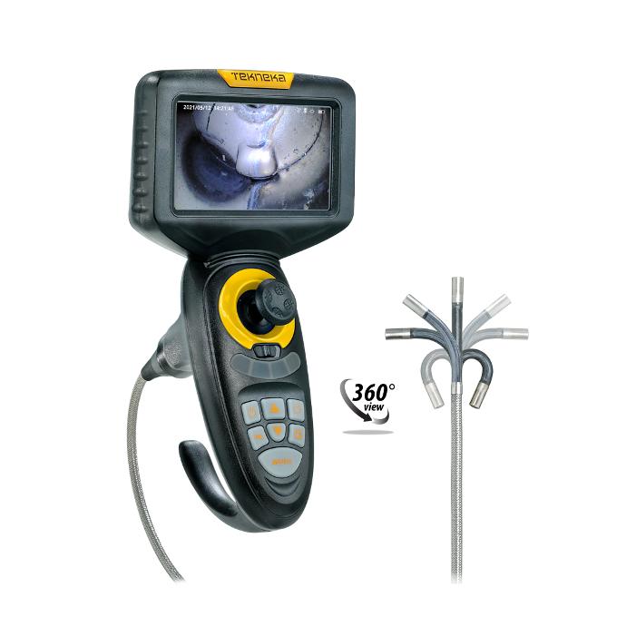 Tekneka AT360-10 Articulating Inspection Camera (360°), Cable Length 10 Meter