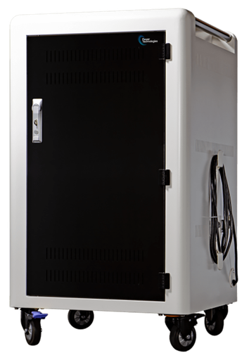 POWER TECHNOLOGIES 36 Bay Secure Charging Cart - 220V UK, MODEL- AC-Plus-T, SKU- CRT-PLS-S36L-U