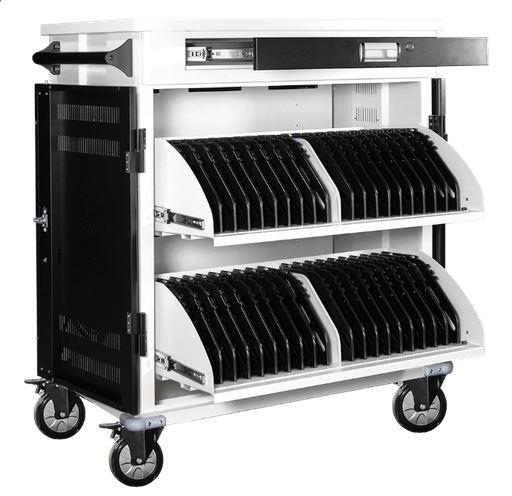 POWER TECHNOLOGIES Premium 40 Bay Secure Smart Charge Cart - 220V UK, MODEL- AC-PRO-II, SKU- CRT-PRO-S40L-U
