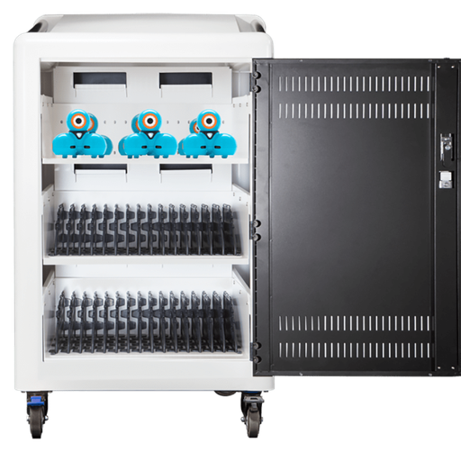 POWER TECHNOLOGIES 45 Bay Secure Charging Cart - 220V UK, MODEL- AC-45, SKU- CRT-PLS-S45L-U
