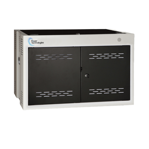 POWER TECHNOLOGIES 12 Bay Full-Featured Charging Cabinet - 220V UK, MODEL- AC-MINI, SKU- CAB-MIN-B12K-U