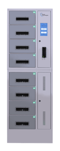 POWER TECHNOLOGIES 9" Black Riser for single wide lockers, MODEL- AC-Locker Base, SKU- AC-Locker Base-8