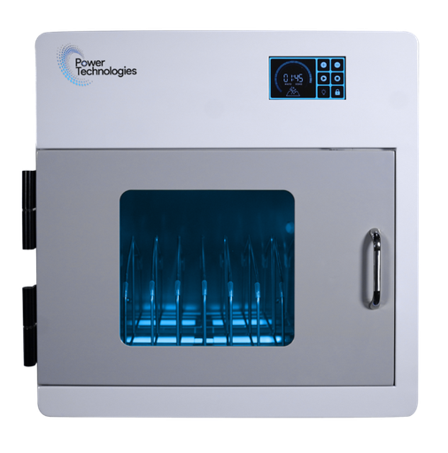 POWER TECHNOLOGIES 10 Bay UV-C Sanitizing & Charging Cabinet - 220V UK, MODEL- CNC-10, SKU- CAB-CNC-B10K-U
