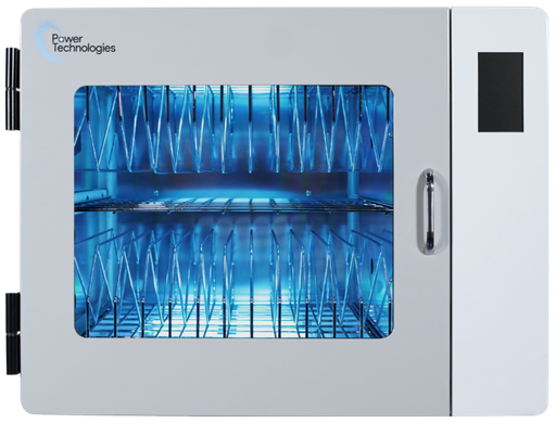 POWER TECHNOLOGIES 12 Bay UV-C 360 Cabinet, 220V UK,  | Effective Surface Disinfection