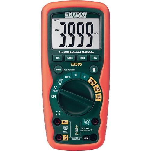Extech EX505 11 Function Heavy Duty True RMS Industrial Multimeter