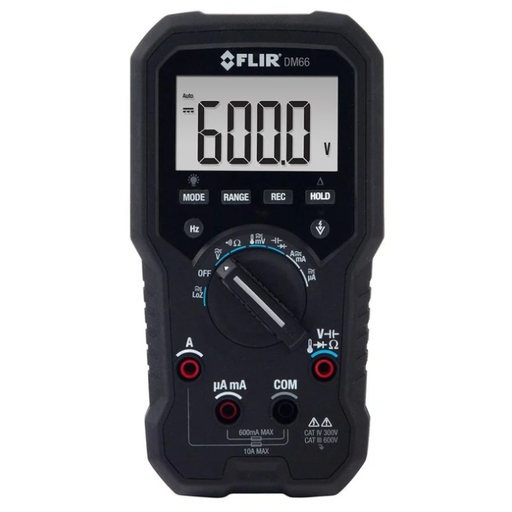 FLIR DM66 TRMS Multimeter with VFD Mode
