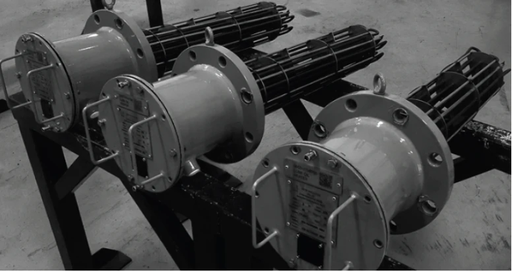 Flanged Type Standard Heater -2KW Duty- PTB Exd (ATEX/IECEx Certified)-F-L-SP230-D002-E6 (SS316L)