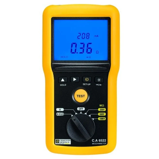 Chauvin Arnoux CA6522 1kV Insulation And Continuity Tester
