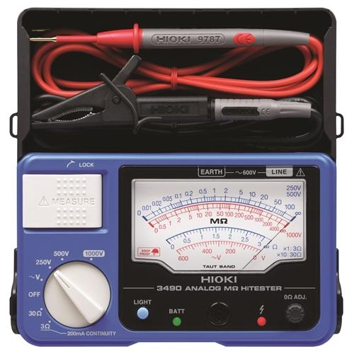 Hioki 3490 Analog Insulation Resistance Tester