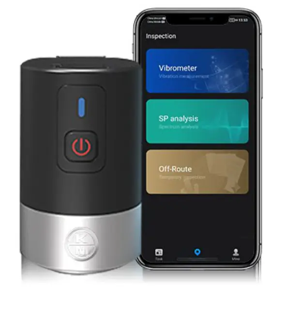 KM Instruments Smart Wireless SLIM Vibration Sensor KMWIS - PDM & CBM