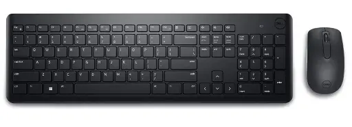 Dell Wireless Keyboard and Mouse-KM3322W - Arabic QWERTY