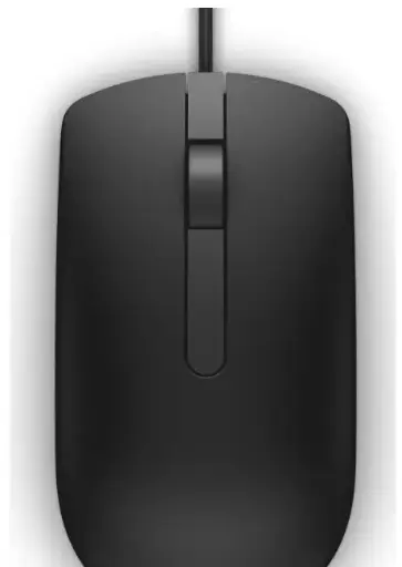 Dell Optical Mouse-MS116 - Black