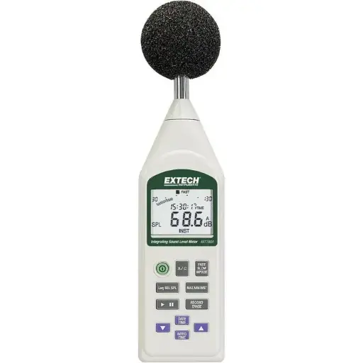 Extech 407780A: Integrating Sound Level Datalogger with USB