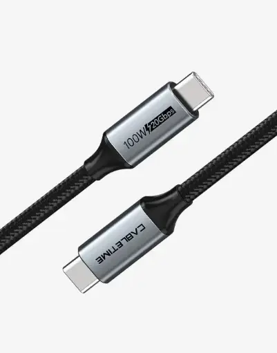 Cabletime Premium USB3.1 Cable Gen2 Coaxial cable, Type C Male- 1m