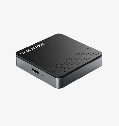 CABLETIME- Magnetic USB C M.2 2230 NVMe SSD Enclosure for iPhone 15/16 Macbook pro laptop