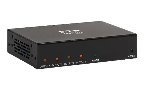 Tripp Lite series 4-Port HDMI Splitter - 4K @ 60 Hz, 4:4:4, Multi-Resolution Support, HDR, HDCP 2.2, TAA  Part Number:  B118-004-HDR