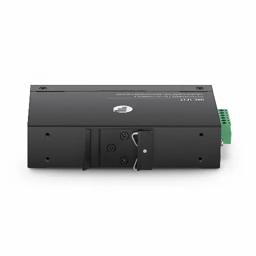 Industrial Unmanaged 1x 10/100/1000Base-T RJ45 to 1x 100/1000Base-X SFP Gigabit PoE+ Ethernet Media Converter