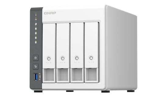 [TS-433-4G] Qnap 4-bay ARM 4C 2.0GHz ; 4 x SATA 6Gb/s 3.5"/2.5"; 4GB RAM on-board; 1 x GbE; 1 x 2.5GbE ; 1 x USB3.2 Gen1 and 2 x USB2.0